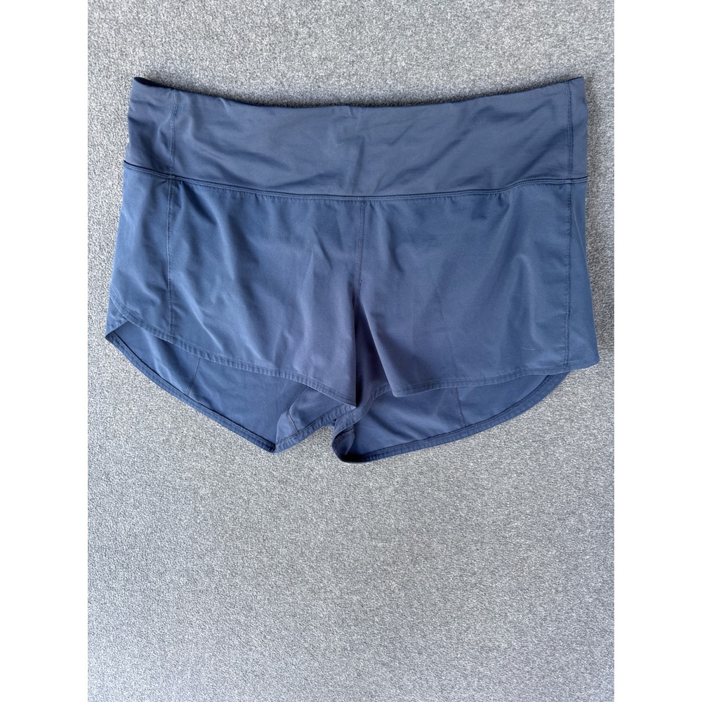 Lululemon Speed Up Low-Rise Lined Short 2.5 Navy Blue Size 16 W7BJ8T